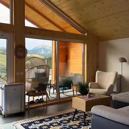 Holiday home на схилі - з чаном, буковель,